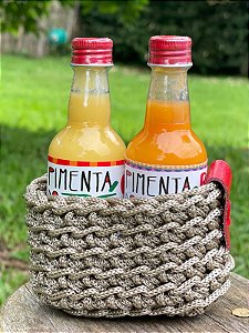 Cestinha de FIO NÁUTICO - para 2 molhos