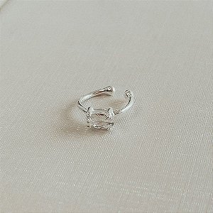 Piercing com Zircônia Prata 925