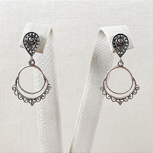 Brinco Boho Prata 925
