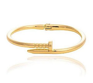 Bracelete Prego Banhado a Ouro