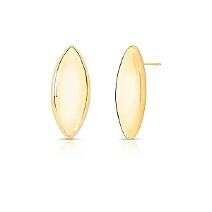 Brinco Navete Abaulado e Liso