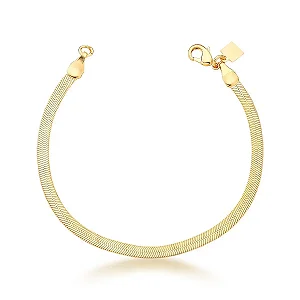 Pulseira Malha Laminada Lisa 3MM