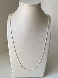 Corrente Pipoca 65CM Prata 925
