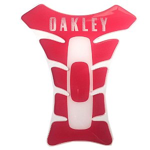 Adesivo Protetor Tanque Oakley Vermelho Gallo de Ouro