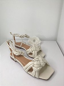 Rasteirinha Off White