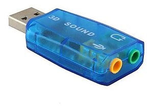 Adaptador de Audio Placa de Som USB 5.1