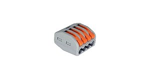 10 X Conector Borne Emenda 4 Fios Modelo Pct214