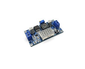 Regulador De Tensão Ajustável Lm2596 Dc-dc Display Step Down