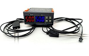 Controlador Umidade Solo Duplo STC-3030 Estufa Plantação NFe