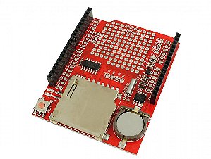 Módulo Data Logger Shield Cartão Memória RTC Para Arduino Nf