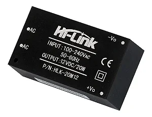 Mini Fonte Hi Link Hlk-20m12 Hlk20m12 100-240vac 12v Dc 20w