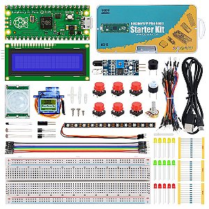 Kit Educacional Básico Raspberry Pi Pico Com Tutorial NFe