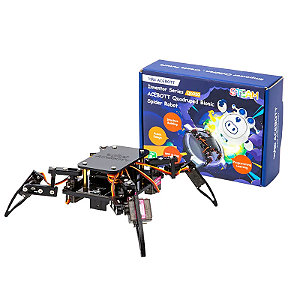 Kit Robô Avançado Quadrúpede Aranha Tutoriais Wifi App NFe