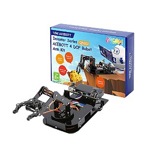 Kit Educacional Diy Braço Robótico 4 DOF App Wifi NFe