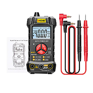 Multímetro Digital Profissional Compacto Aneng M167 NFe