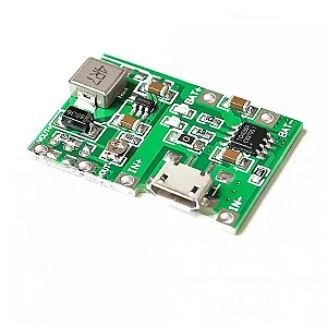Módulo Conversor Tensão Step Up 4,3V a 27V Bateria 18650