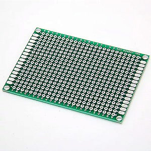 Pcb Placa Fibra Vidro Perfurada 9x15 Cm Face Simples NFe