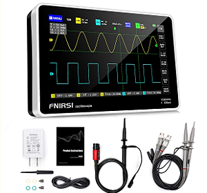 Osciloscópio Digital Profissional FNIRSI 1013D Completo NFe