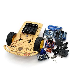 Kit Chassi 2wd Com Componentes DIY Educacional NFe