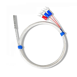 Sensor Temperatura PT100 1 metro -200C a 450C Terminal NFe