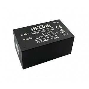 Mini Fonte Hi Link Hlk-10m24 100-240v 24v Cc 10w Nfe