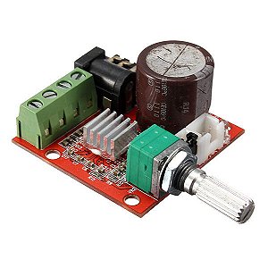 Placa Amplificador de Áudio Mini Hi-fi Pam8610 12v