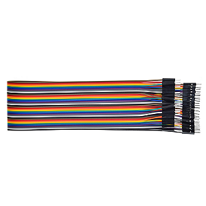Kit 40x Jumper Dupont Arduino Macho Femea M-F 30cm NFe
