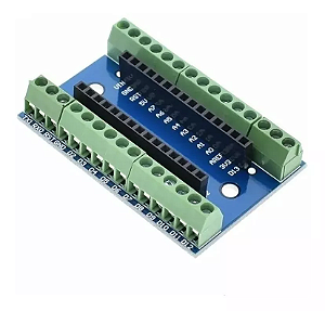 Placa Borne Terminal Adaptador Compativel Arduino Nano V3