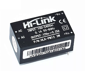 Mini Fonte Hi Link Hlk-pm12 110-220vac 12vdc