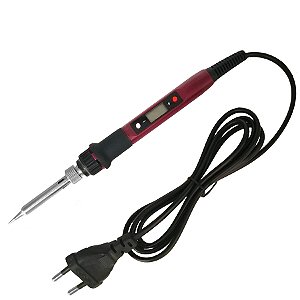 Ferro Solda 110/220V 80W Digital Temperatura Cores NFe