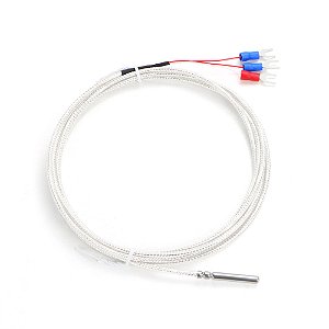 Sensor Alta Temperatura PT100 4x30 Agulha 2 Metros Nfe