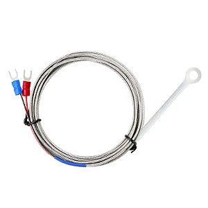 Sensor Alta Temperatura Tipo K Argola 5mm Furo 5 Metros NFe
