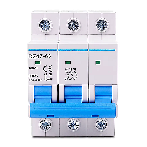 Disjuntor Trifásico 3P Corrente Alternada Escolha Corrente