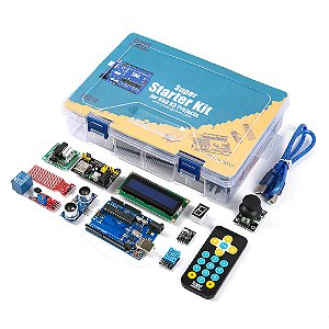 Kit Avançado 27 Tutoriais Placa Uno Compatível Com Arduino