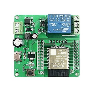Placa Desenvolvimento Wifi IOT ESP32 1 Canal Relé 10A NFe