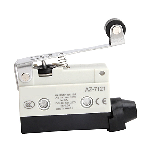 Sensor Fim Curso Mecânico Industrial Haste Roldana AZ-7121
