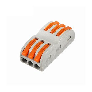 Conector Borne Emenda 6 Fios Modelo PCT-223 3 Canais