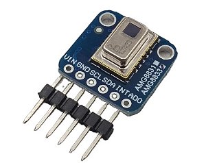 Módulo Sensor Infravermelho Câmera Térmica Imagem AMG8833