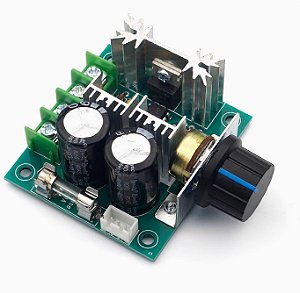 Controlador Velocidade Motor DC PWM 12 a 40V 10A Fusivel