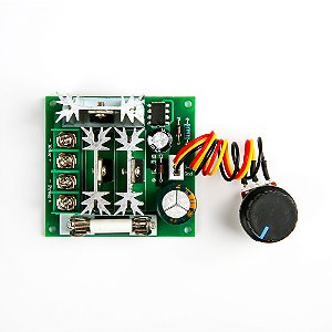 Controlador Velocidade Motor DC PWM 6 a 90V 10A Fusivel