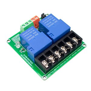 Módulo Relé 2 Canais 30A Optoacoplador 12V High Low Trigger