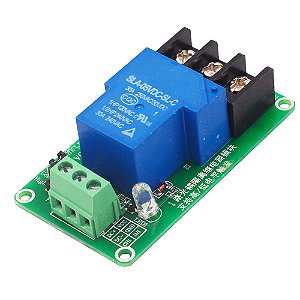 Módulo Relé 1 Canal 30A Optoacoplador 5V High Low Trigger