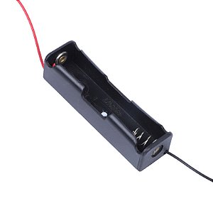 Case Suporte 1 Pilhas 18650 Sem Tampa  3,7V Prototipagem