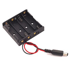 Case Suporte 4 Pilhas AA Sem Tampa Plugue P4 Prototipagem
