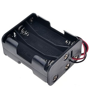 Case Suporte 6 Pilhas AA Caixa Compacta 9V Prototipagem