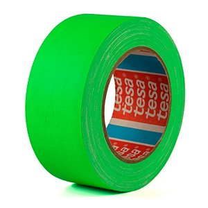 Fita Gaffer/Tecido 48x25m Verde Fluorescente