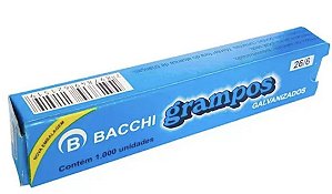Grampos 26/6 C/1000 Galvanizados - Bacchi