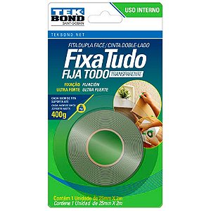 Fita Dupla Face VHB Fixa Pro 25mmx2m
