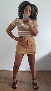 Short Saia Alfaiataria Nude G