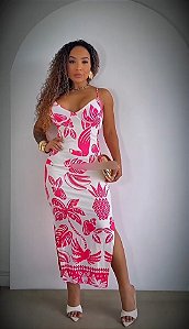 Vestido Bia Floral Rosa